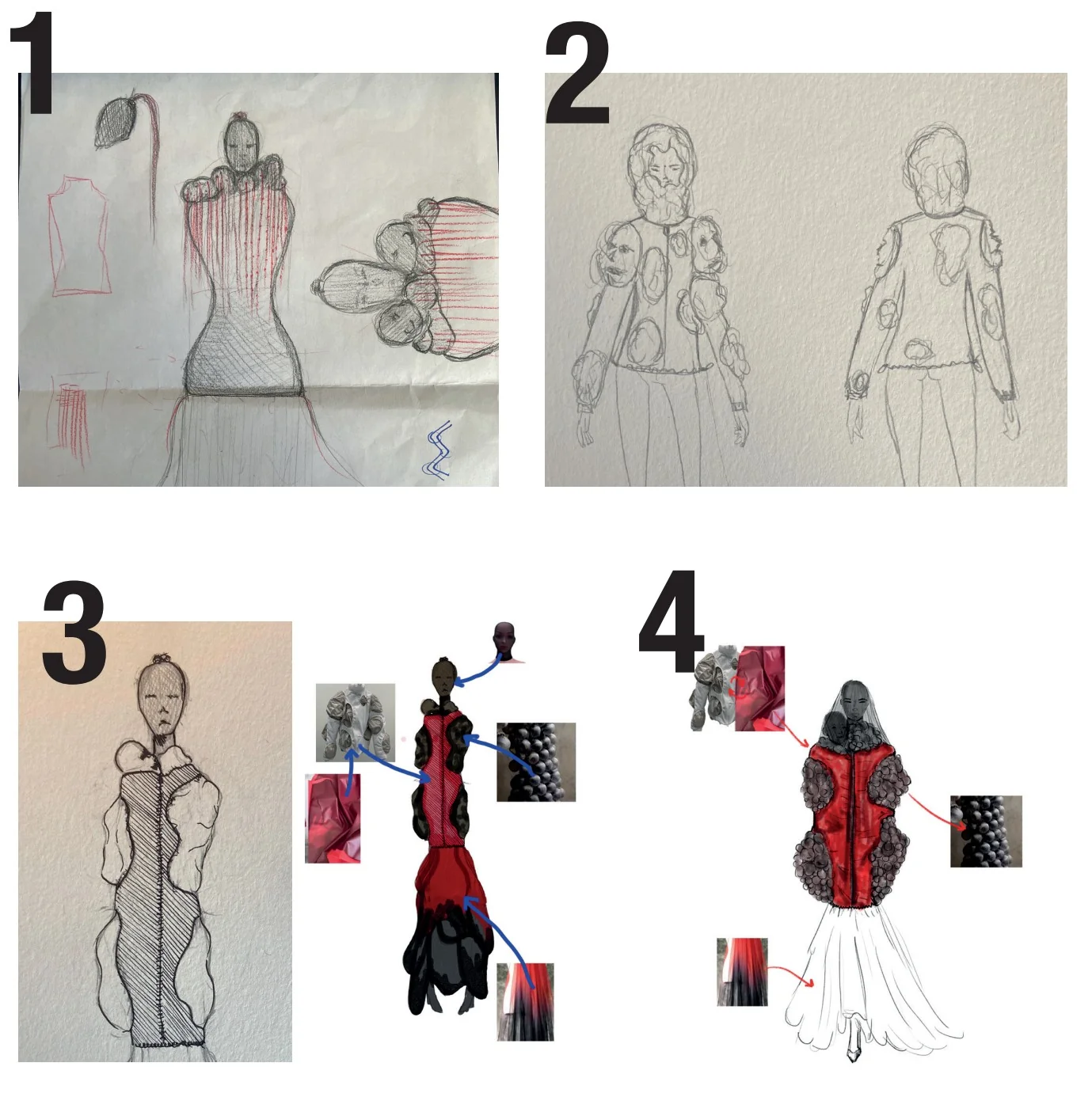 Original silhouette studies