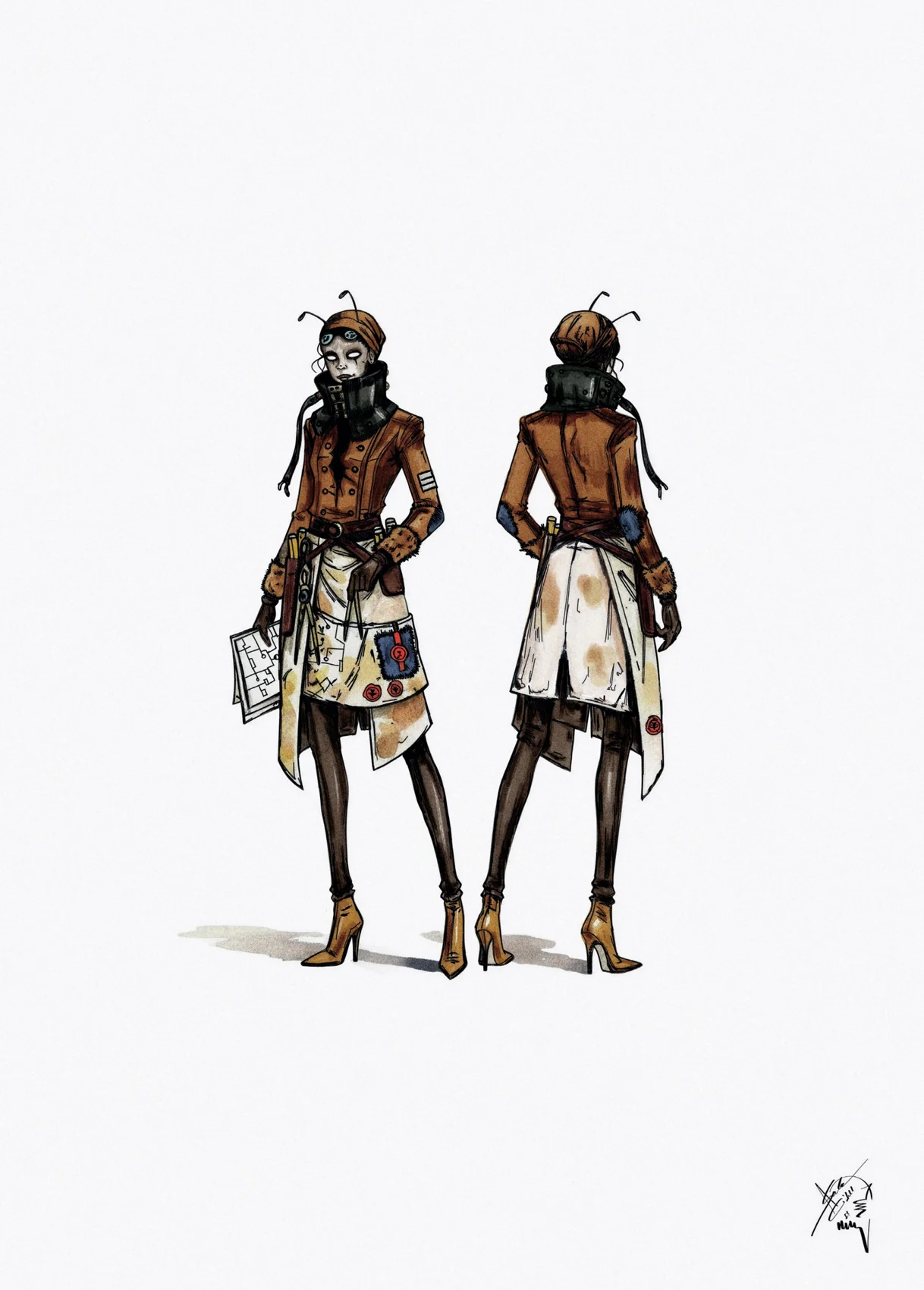 The Anarchist / original front and back