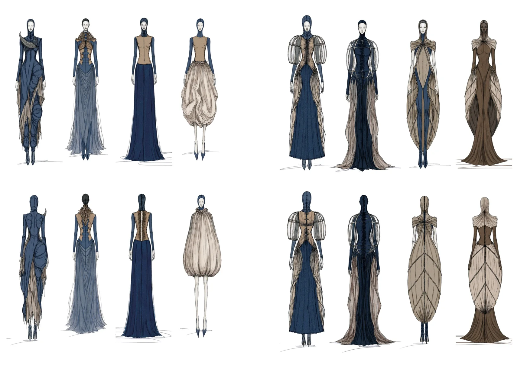 Collection / designs 05–07 and reversible version